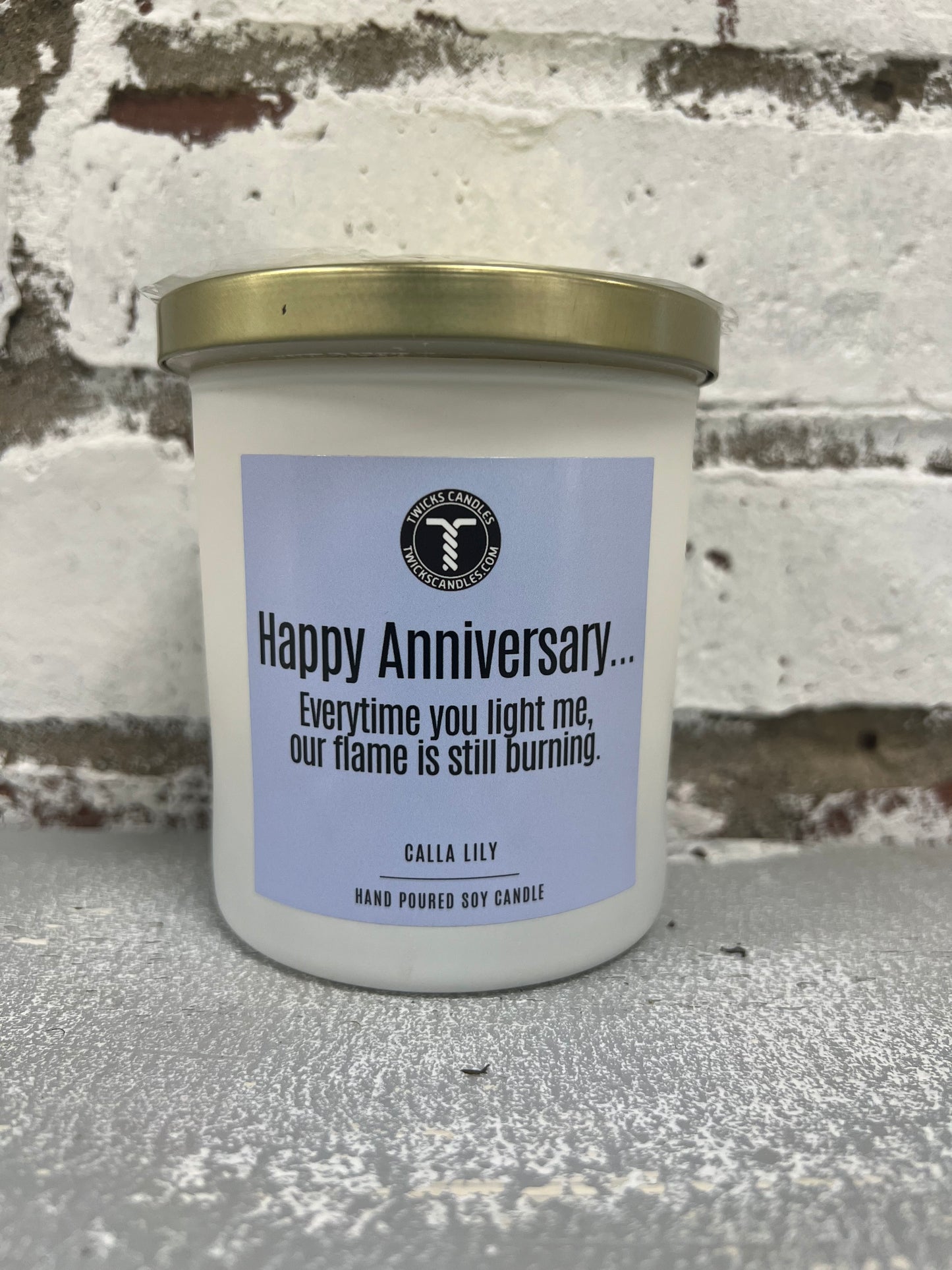 Happy Anniversary Candle